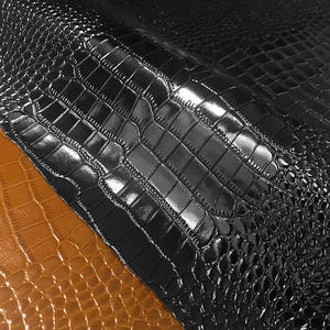 Glossy Crocodile Skin Leather Embossed Crocodile Pattern Cowhide Genuine Leather Bags Wallet <b>Shoes</b> Waterproof Upholstery - Product Image 3