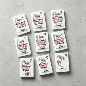 Ensemble de Mahjong de Luxe <span class=keywords><strong>Panda</strong></span> Cartoon 160 Pièces avec Boîte Magnétique Personnalisée, Cartes de Règles et Motifs Traditionnels Chinois Riches, Portable pour Fêtes et Vacances - Product Image 1