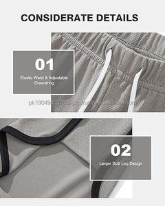 Mens Mesh Shorts 3 Inch Running Gym Athletic Workout Bodybuilding <b>Booty</b> Track Shorts Vintage Fitted Short - Product Image 4