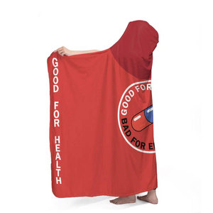 <b>Blanket</b> Hoodie Premium Soft <b>Plush</b> Oversized Wearable <b>Blanket</b> Sweatshirt For Home Lounge And Winter Wholesale - Product Image 2