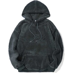 Sweat à capuche d'hiver pour homme, modèle personnalisé, 100% coton, imperméable, coupe-vent, respirant, avec logo sur le devant - Product Image 1