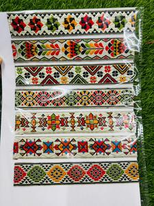 Exclusive jacquard <b>lace</b> fabric decorative floral <b>lace</b> trim for wedding dress garment fashion textile wholesale OEM supplier - Product Image 5