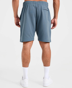 Custom Made Men's Solid Color Cotton Bermuda <b>Shorts</b> with Elastic Waist Casual Style Mid Rise Knitted Fabric Breathable Design - Product Image 3