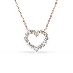 Pendentif en diamant de laboratoire rond de 1,5 carat certifié IGI, en argent 925, style unique, léger, taille brillant, bijoux fins pour mariage - Product Image 1