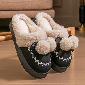 Women Winter Cotton <b>Slippers</b> Non-Slip Thick Sole Plush Warm <b>Home</b> <b>Slippers</b> - Product Image 4
