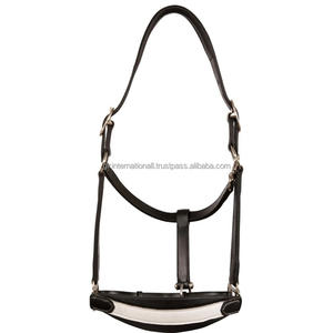 Cabestro anatómico de cuero inglés cómodo de la mejor calidad con costuras elegantes y hebillas de latón - Product Image 1