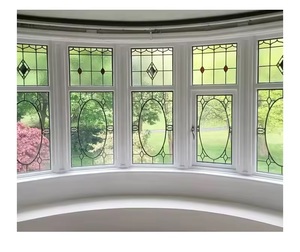 Ventana Abatible de Vidrio Biselado con Revestimiento de Aluminio Grabado Personalizable, de Fabricación Excepcional y Diseño Elegante - Product Image 5