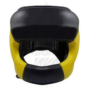Protector Facial de Boxeo de Alta Calidad, Protector de Cabeza de Cuero para Hombre, MMA, Totalmente Protegido, Personalizable - Product Image 1