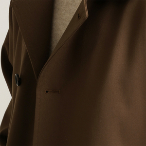 Men's Brown Cotton Shirt <b>Jacket</b> Regular Fit Turn-down Collar Single Breasted Casual Autumn Wear - Product Image 2