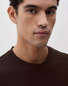 Camiseta Corta Oversize para Hombre, de Algodón, con Hombros Caídos, Manga Corta, Estilo Casual y Holgado, Top Urbano - Product Image 4