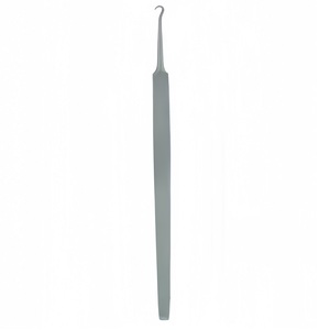 Graefe Quirúrgico Reutilizable de Acero Inoxidable, Retractor de Gancho Afilado/Amortiguado de 16cm para Cirugía Ocular |   Kit de sutura, instrumento médico - Product Image 1