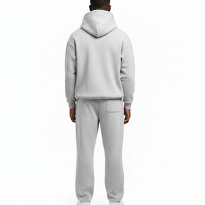 Survêtements de jogging en molleton pour hommes, qualité supérieure, 100% coton, impression personnalisée du logo, streetwear, hiver, coupe classique - Product Image 3