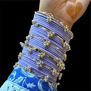 Premium Fashion Silver Plated Eco-Friendly Customizable Bangles Women Stylish Trendy Stackable Modern Ladies Wrist <b>Accessories</b> - Product Image 2