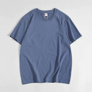 เสื้อยืดโอเวอร์ไซส์ผ้าเจอร์ซีย์คอตตอน 100% สำหรับผู้ชาย ทรงใหญ่พิเศษ สีพื้น ซักแบบ Stone Washed คอกลม แขนสั้น รับสกรีนโลโก้ น้ำหนัก 120 กรัม - Product Image 5