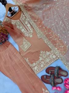 Elegante Salwar Kameez para Mujer, Traje Cómodo para Uso Diario con Dupatta, Ropa Étnica Moderna para Oficina y Uso Casual - Product Image 6