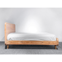 Base de Cama de Teca Sólida para Dormitorio, Restaurante, Hotel, Villa, Resort, Cafetería, Mobiliario Comercial para Hostelería, Venta al por Mayor