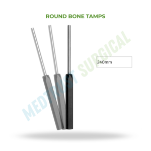 Tampón Óseo Redondo de 240 mm, Instrumento Quirúrgico de Columna Vertebral para Neurocirugía, para Injertos Óseos y Procedimientos Ortopédicos - Product Image 2