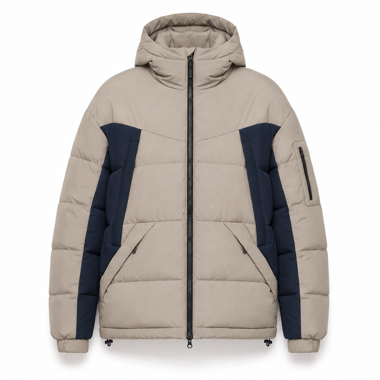 Beige Bleu marine