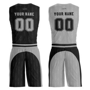 Custom Sublimated Basketball Uniform Set Teamname 00 V-Neck Sleeveless Breathable Mesh Jersey and <b>Shorts</b> for Adults - Product Image 2