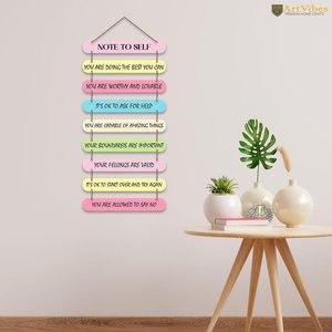 Décoration murale en bois avec citations modernes sur la motivation, art mural motivant, panneau graphique pour la maison et le bureau - Product Image 2