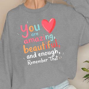 Eres increíblemente hermosa y suficientes sudaderas de mujer - Product Image 4