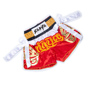 Shorts de boxe respirants en 100% polyester, shorts de Muay Thai personnalisés pour hommes et femmes |   Shorts de combat en satin pour le kickboxing et le MMA - Product Image 5