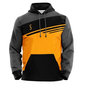Nouvelle mode pour hommes, design personnalisé de haute qualité, sweats à capuche d'hiver en polyester/coton avec col à capuche imprimé par sublimation - Product Image 1