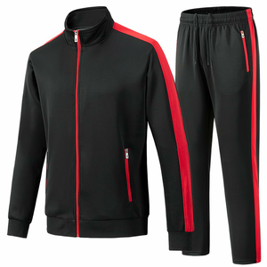 Custom TANVEX INTERNATIONAL <b>Tie</b> <b>Dye</b> Zip Up Polyester Regular Fit Track Suit With Pockets Zipper Color Block Fashion Joggers 2pcs - Product Image 4