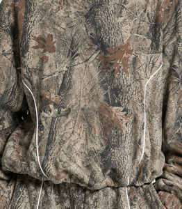 Ensemble de survêtement camouflage surdimensionné pour homme OEM Contrastline, en molleton de coton premium, avec sweat à capuche à passepoil contrastant et pantalon de jogging à jambes larges - Product Image 6