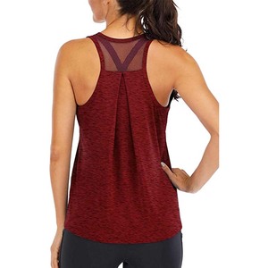 Women’s Racerback Workout Tank <b>Top</b> Seamless Breathable Yoga Fitness Sleeveless Activewear Shirt - Product Image 1