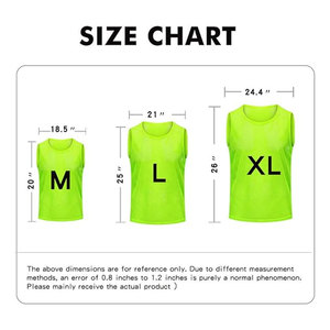 Premium Pinnies Soccer Training Bibs Lightweight Breathable Mesh Basketball Jerseys for Practice Scrimmage Team Sports <b>Athletic</b> - Product Image 2