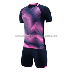 Conjunto de Camiseta de Fútbol de Alta Calidad, Personalizada, de Manga Corta, Ligera, Transpirable, Antibacteriana y de Secado Rápido - Product Image 5