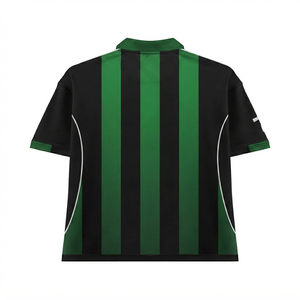 เสื้อเชิ้ตแขนสั้นผู้ชายทรงสปอร์ต ผ้าถักเนื้อแน่น ระบายอากาศได้ดี กระดุมติด  10% สแปนเด็กซ์ 90% โพลีเอสเตอร์ 170 GSM  รับทำโลโก้ตามสั่ง OEM ODM - Product Image 2