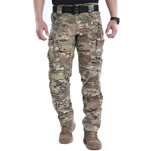 ราคาโรงงานขายส่ง กางเกงคาร์โก้ลำลองผู้ชายคุณภาพสูง ทนทาน มีกระเป๋าหลายช่อง ผ้าฝ้าย 100% แห้งเร็ว รับสกรีนโลโก้ - Product Image 3