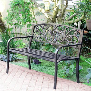 Premium Wrought Iron <b>Table</b> and Chairs Decorative Outdoor Furniture <b>Set</b> for Luxury Gardens and Elegant Patios - Product Image 5