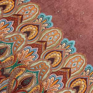 Tissu brocart imprimé, largeur 58/60 pouces, polyester tissé, motif jacquard, textile de maison, écharpes, châles pour femmes - Product Image 4