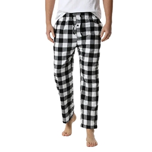 Pantalones de Franela a Cuadros Cómodos y Económicos de EE. UU., Tela Suave, Ropa Casual, Venta al por Mayor, Suministro Directo de Fábrica - Product Image 2