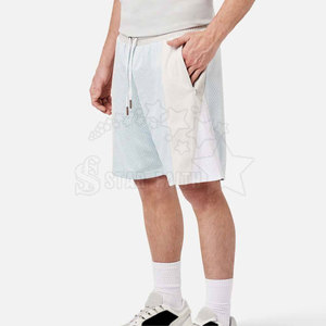 Shorts en maille respirants et légers pour hommes 2026, taille élastique, couleur unie, écologiques, confortables et doux, pour activités estivales décontractées en extérieur - Product Image 5