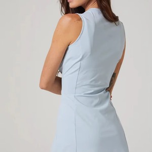 Meilleures ventes : Robe de tennis sans manches pour femme avec short intégré, respirante et personnalisable, style débardeur, avec jupe de tennis courte - Product Image 4