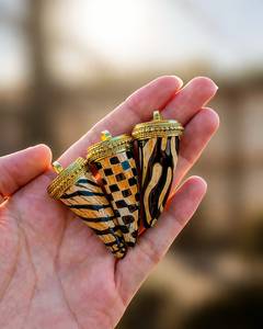 Natural Raw Buffalo Ox Horn Eco-Friendly Handmade Pendant Christmas New Wedding Engagement Anniversary Gift Indian Artisan - Product Image 3