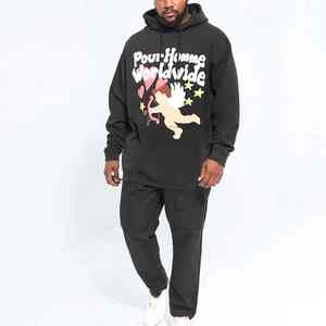 Survêtement de qualité supérieure, coupe athlétique professionnelle, avec logos imprimés en mousse 3D audacieux et élégants, impression en relief - Product Image 2