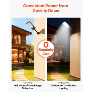 "4 Pack 500W Solar Outdoor <b>LED</b> Flood <b>Lights</b> 50000LM Dusk Dawn Security Lamps for Commercial Use" - Product Image 3