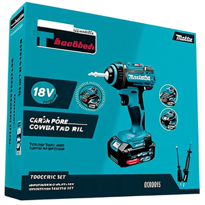 Kit Combinado de Herramientas Eléctricas Inalámbricas de 18V, Batería de Iones de Litio de 5Ah, Juego de 5 Herramientas Eléctricas - Product Image 2