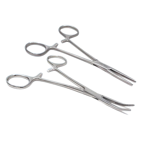 Pinces hémostatiques Kelly en acier inoxydable de qualité supérieure, droites/courbées, réutilisables, instrument chirurgical manuel certifié CE - Product Image 2