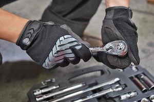 Gants en cuir synthétique 2025 avec fermeture à crochet et boucle en TPR pour gants de sécurité de travail Engineered Fit - Product Image 4