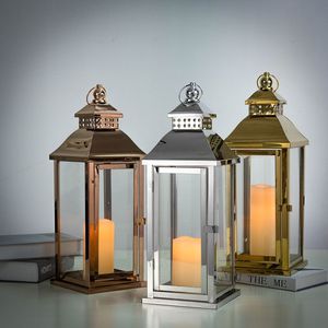 Lanterne suspendue en métal de qualité supérieure, conçue pour la décoration de jardin, patio, balcon, avec un porte-bougie décoratif à l'intérieur - Product Image 6
