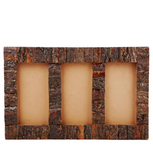 Marco de fotos de madera de mango antiguo Vintage marco de madera de collage múltiple 3 cuadros colgante de pared regalo de foto familiar ofertas de proveedores a granel - Product Image 1