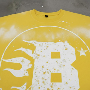 custom Direct <b>Spray</b> Diamond High-quality Street Fashion Brand Short Sleeved T-shirt for Men - Product Image 4