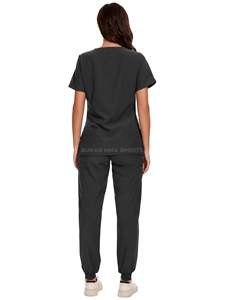 Conjunto de Uniforme Médico para Hombre, Ropa de Trabajo Elástica, Tela Oxford, Color y Logotipo Personalizables - Product Image 4