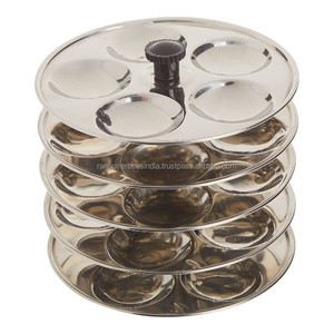 Soporte de Vapor para Idli de Acero Inoxidable de 5 Niveles, Ecológico, Capacidad para 20 Idlis, Universal para Ollas y Vaporeras, Resistente y Duradero - Product Image 3
